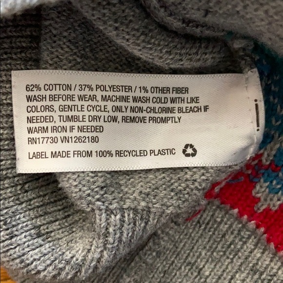 Cat and Jack Boys Winter Sweater Sz 6-7 - Picture 6 of 6